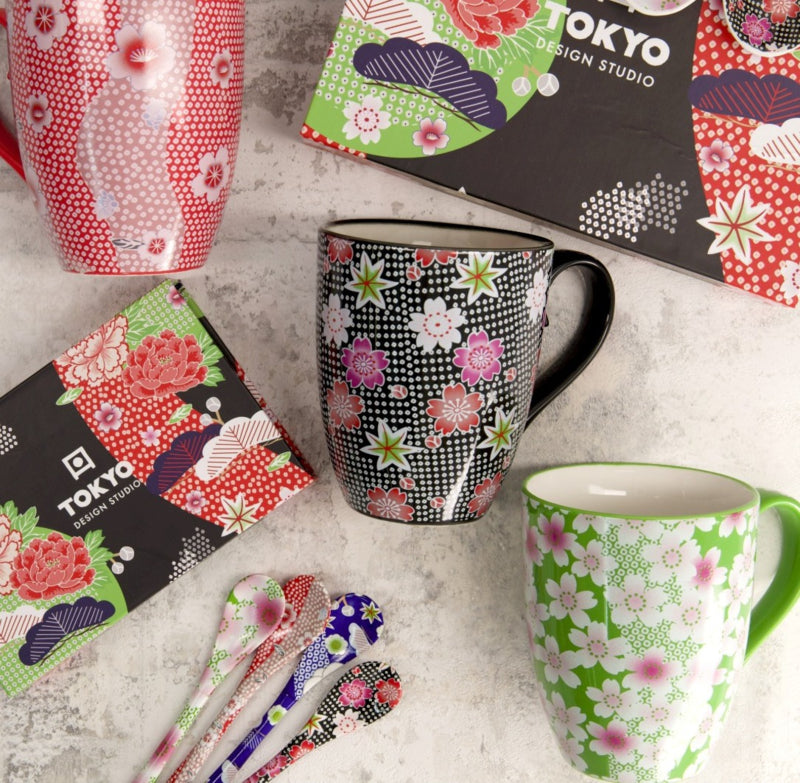 Tokyo Design Kawaii Flower Mok 300ml