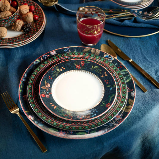 Pip Studio Berry Blues Ontbijtbord - ⌀21cm