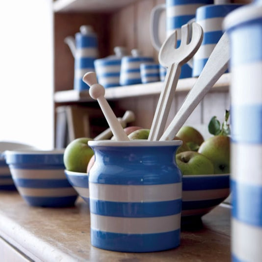 Cornishware Cornishblue Utensils Jar