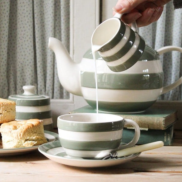 Cornishware Willow Green mug 280ml