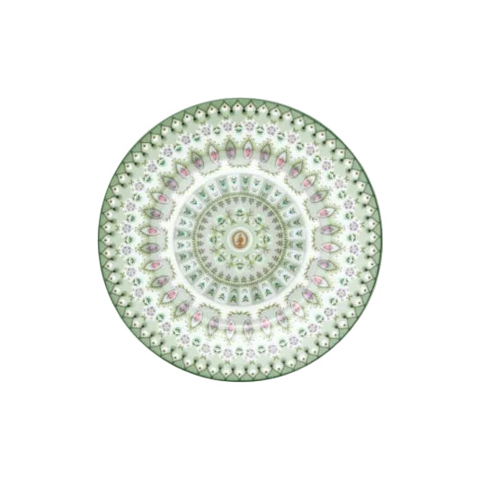 Pip Studio Lily & Lotus Gebaksbordje licht groen 17 cm