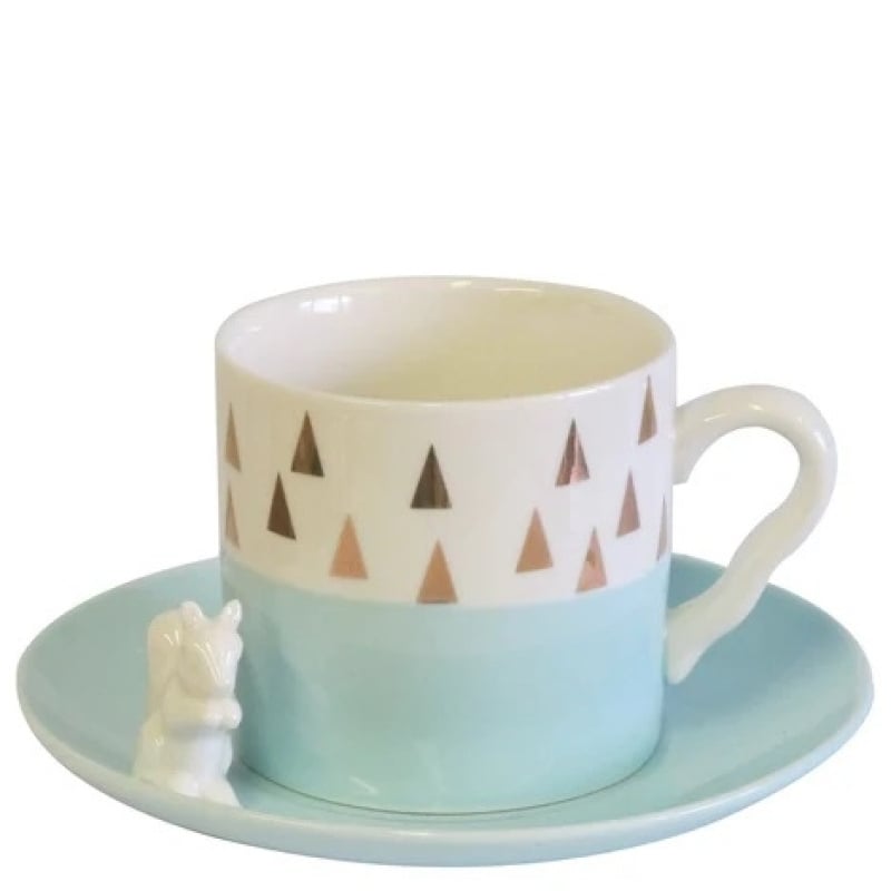 House of Disaster Tasse & Untertasse - Eichhörnchen - Geschenkbox