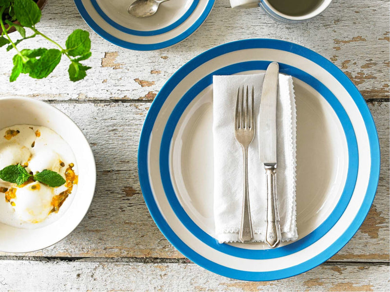 Cornishware Cornishblue lunch plate ⌀24.5cm