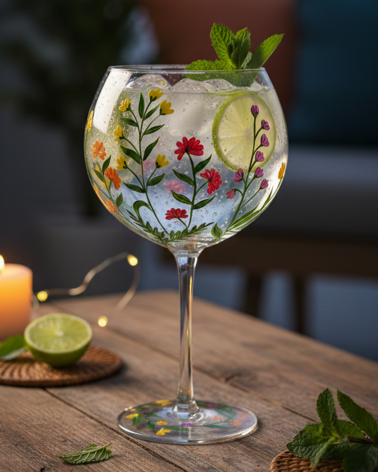 Livellara Milano Meadowsweet Gin Glass - 650ml