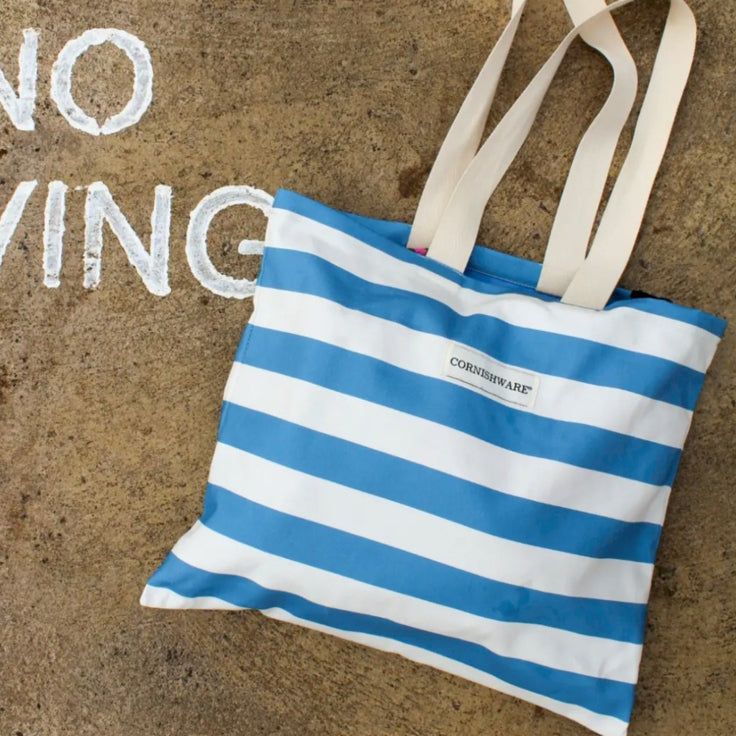 Strandtas Cornishware Cornishblue Canvas