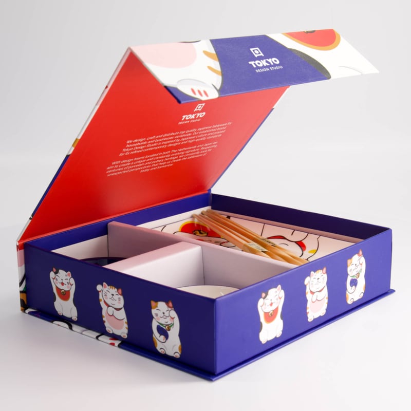 Tokyo Design Kawaii Sushi Set for 2 people - Lucky Cat