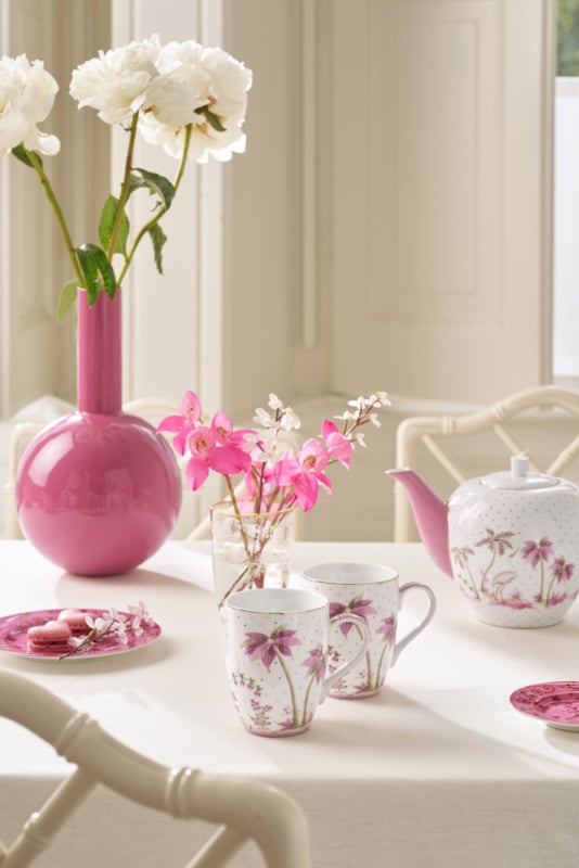 Pip Studio Jolie Pink Dots 2er-Set Tassen - 350 ml