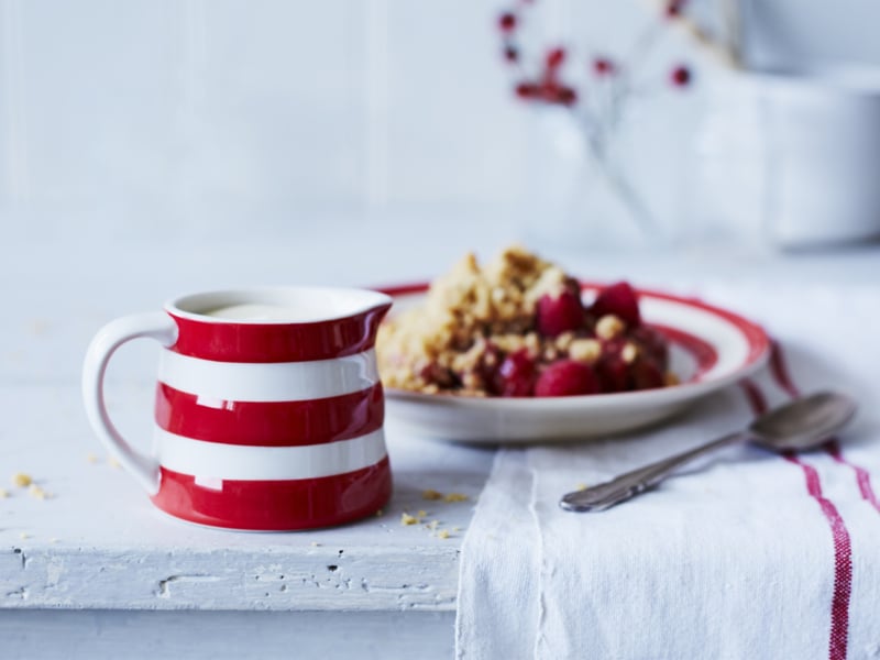 Cornishware red milk jug XS 140ml