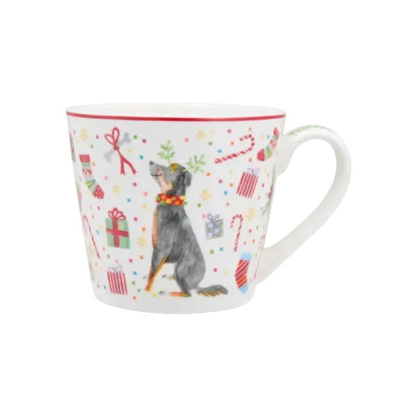 Kerstbeker met hond van Maxwell and Wiliams