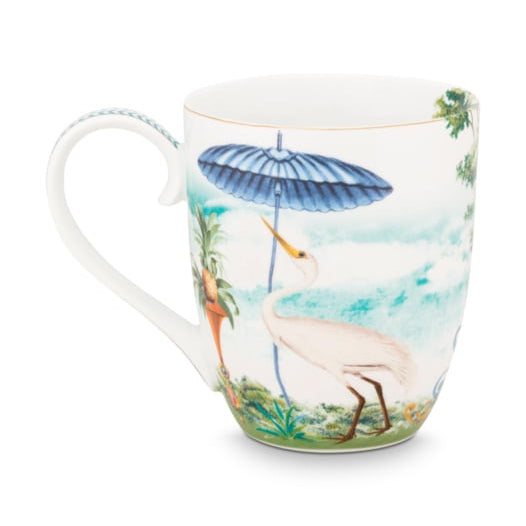 Pip Studio Jolie Wit Mokken XL Set van 2 - 450ml