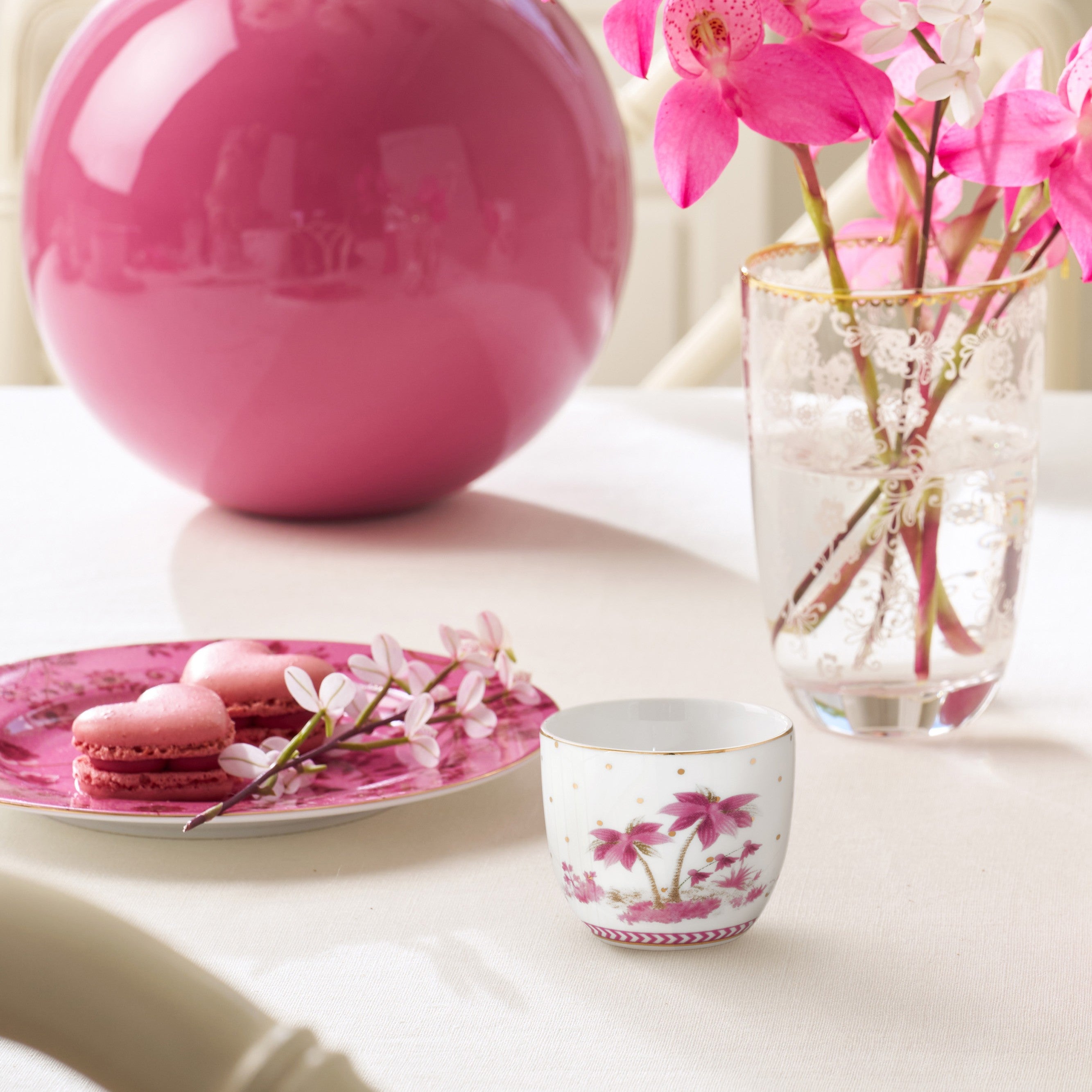 Pip Studio Jolie Roze Eierdoppen Set van 4