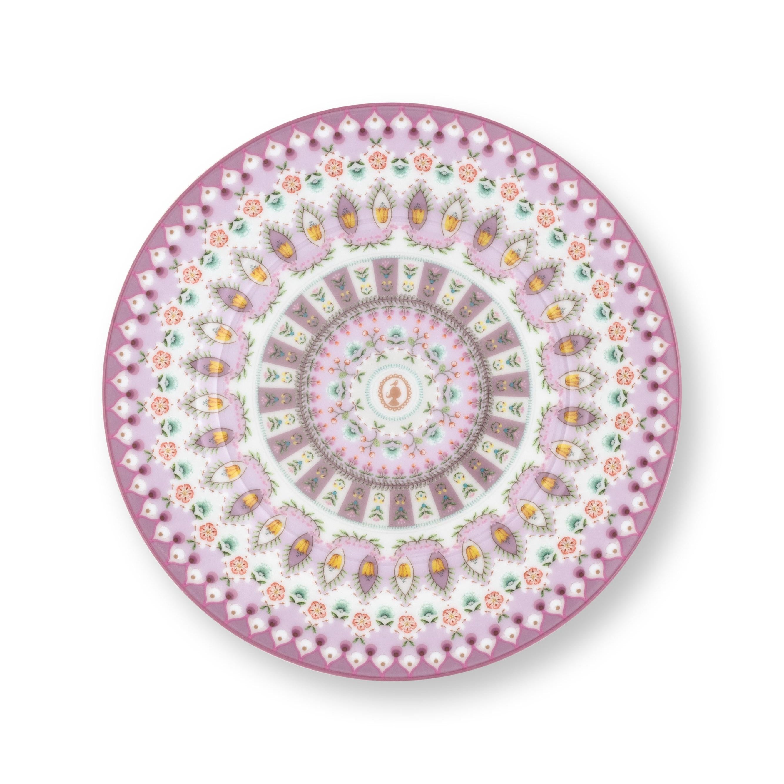 Gebaksborden Lila 16 cm Set van 4 Pip Studio Lily & Lotus Lilac