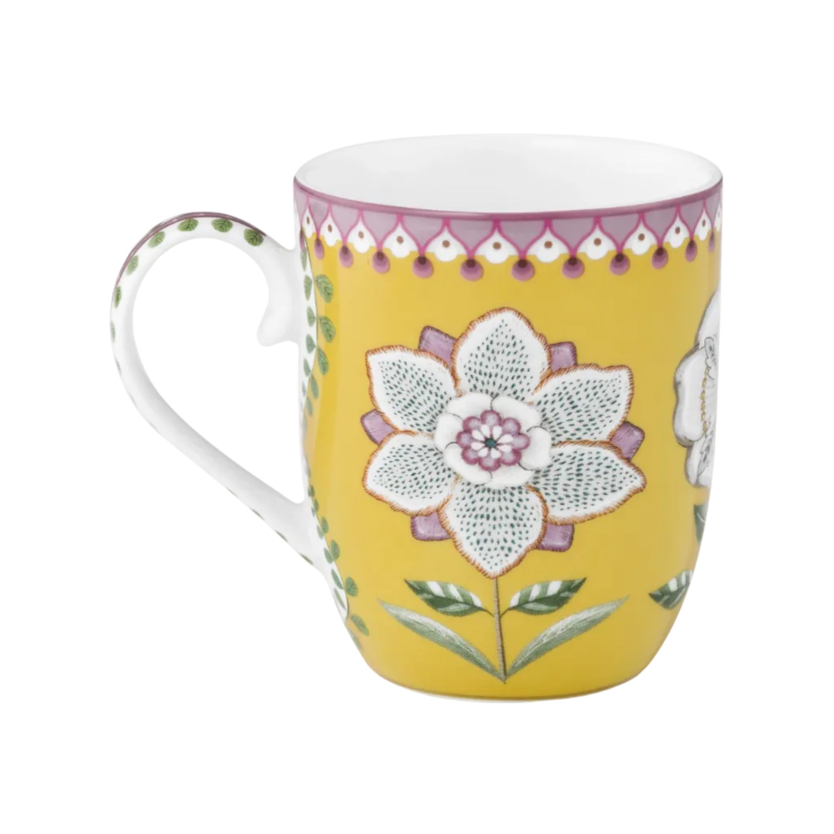 Pip Studio Lily and Lotus Yellow mugs set/2 - 200ml