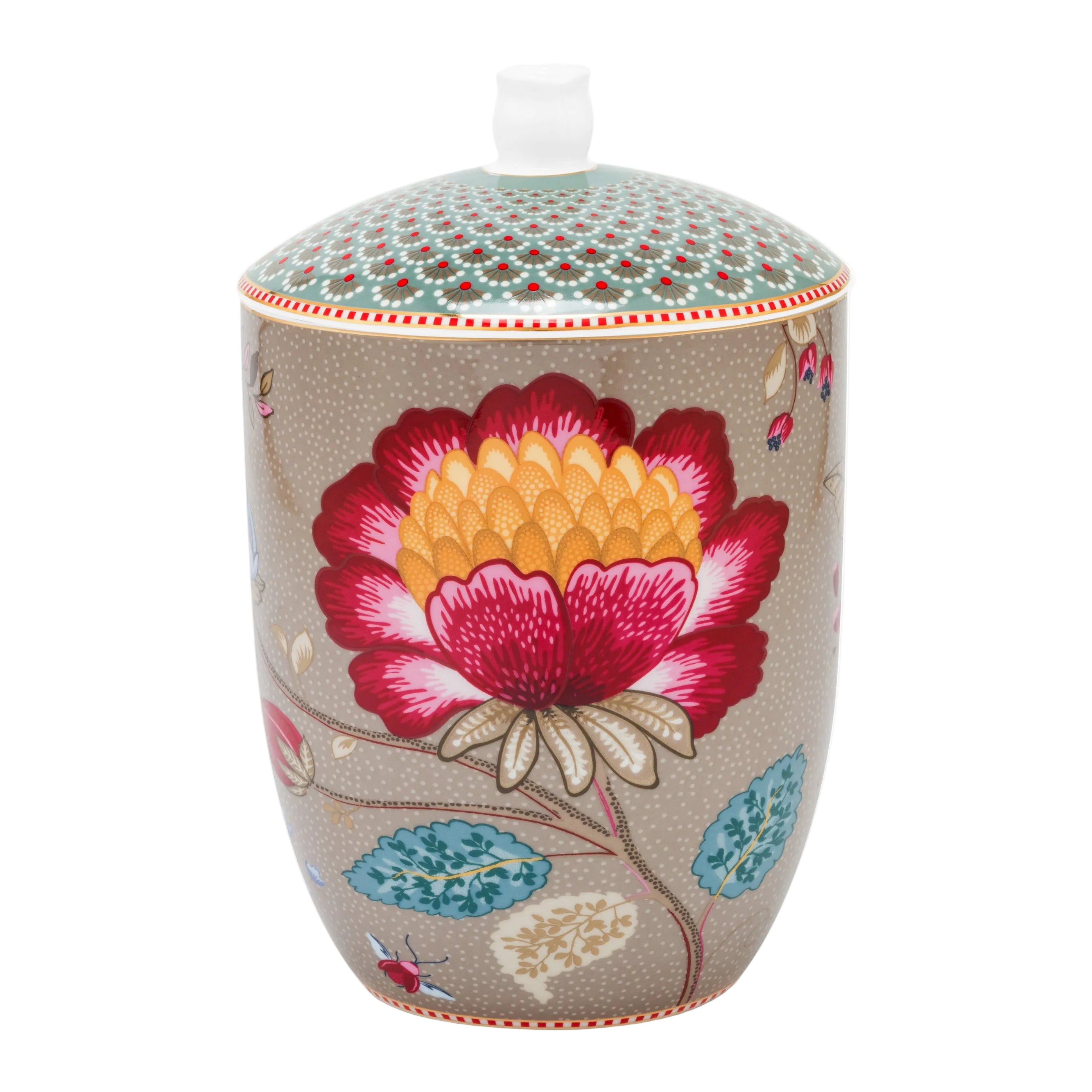 voorraadpot pip studio servies blooming tales fantasy khaki