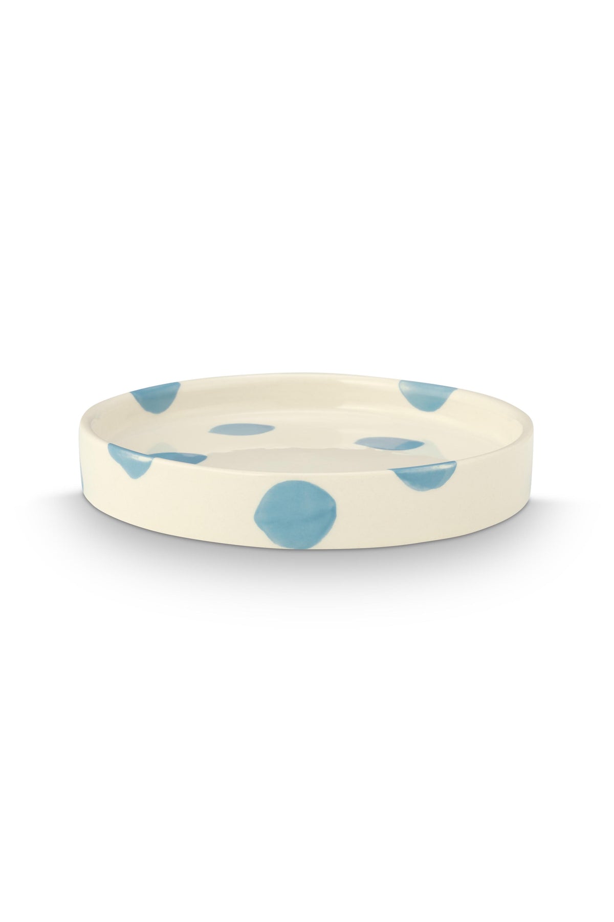 VT Wonen Dots Gebaksbord 13 cm Blauw