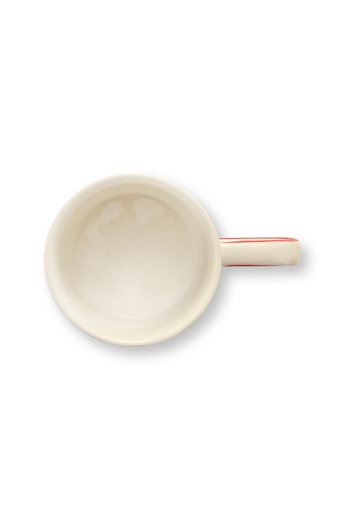 VT Wonen Stripes Mok Rood 350 ml – Keramiek Handbeschilderd
