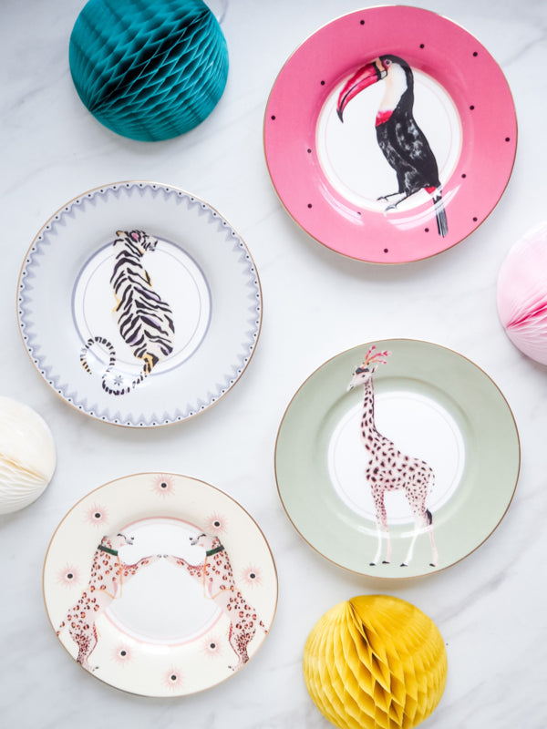 Yvonne Ellen London Kuchenteller Safari Set/4 - ⌀16cm