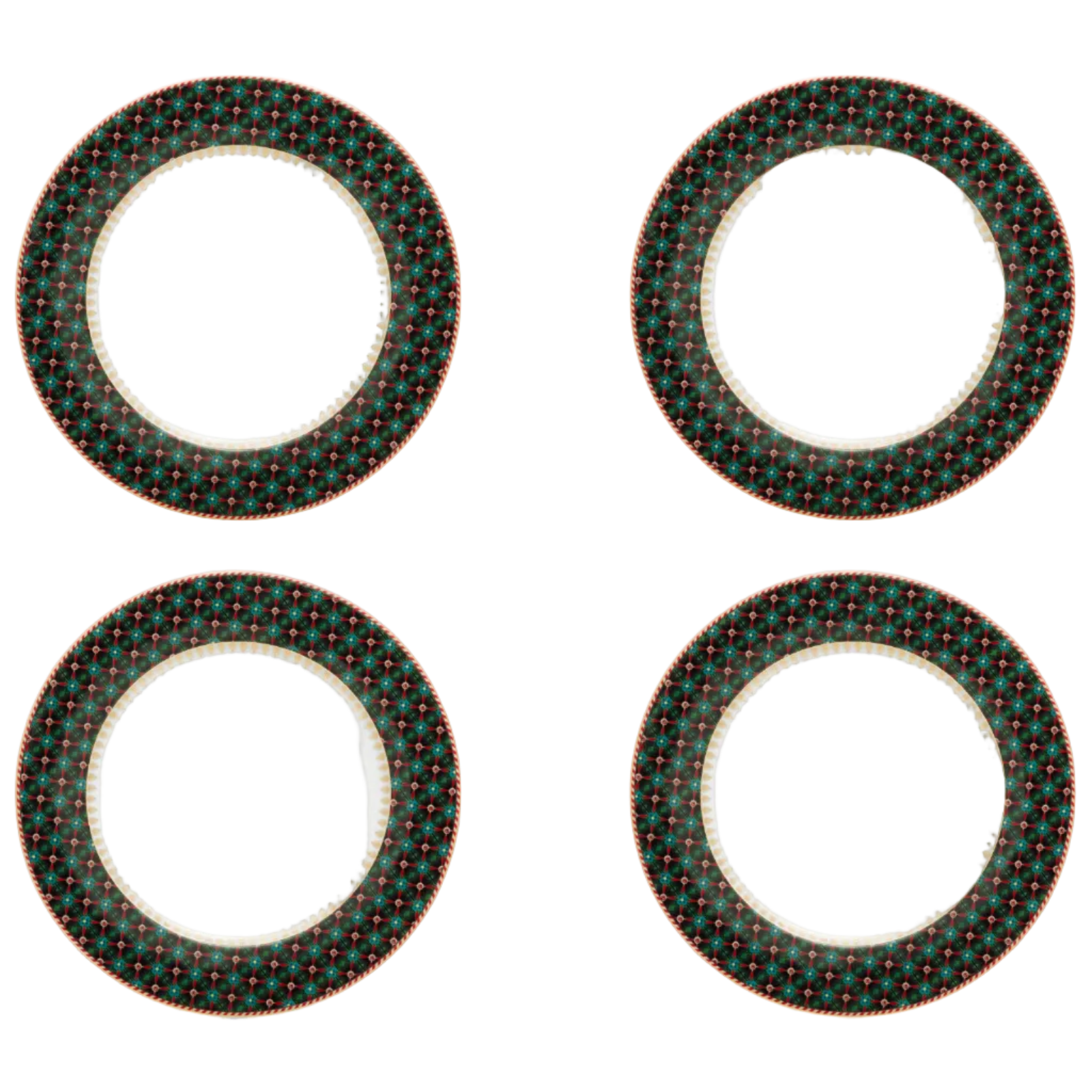 Pip Studio Berry Blues Ontbijtborden Set/4 - ⌀23cm