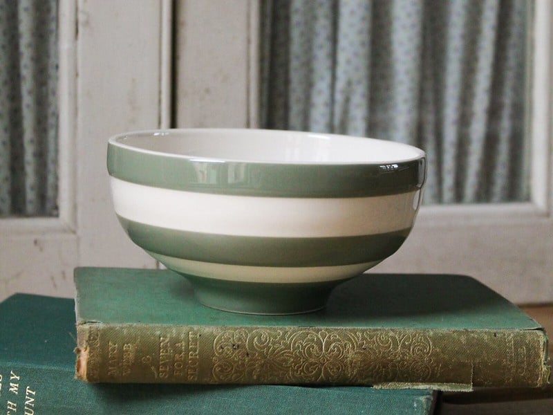 Cornishware Suppenschüssel „Willow Green“ ⌀13 cm