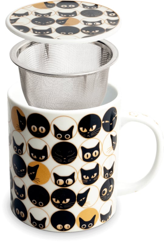 Edo Japan Theemok Set Cat Wit - 350ml