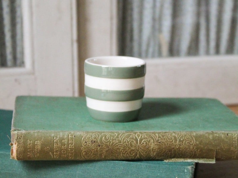 Cornishware Willow Green Eierdoppen Set van Vier