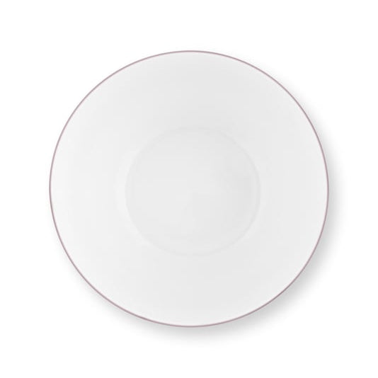 Pip studio Lily en Lotus lilac kom diameter 15cm, porselein, vaatwasserbestendig, lila met lotusbloem wit