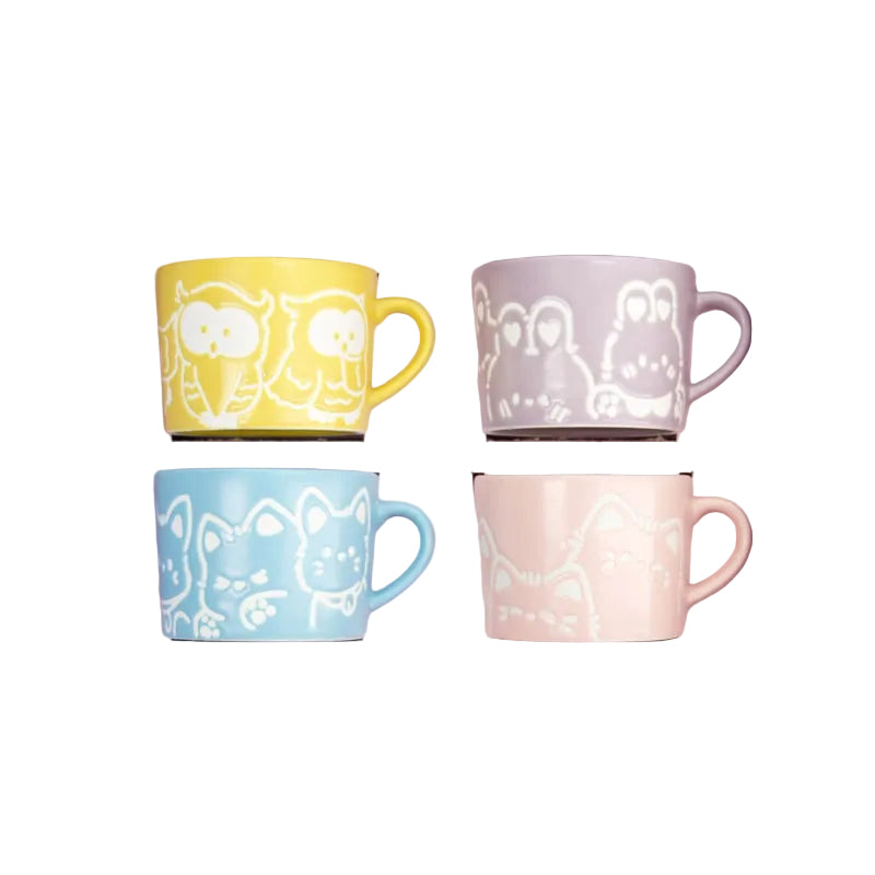 Tokyo Design Studio Kawaii Mugs set/4 - 150ml