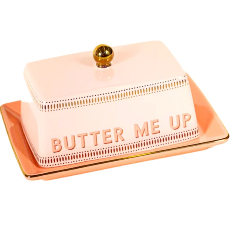Yvonne Ellen London Butter Dish Pink – Playful porcelain for your table