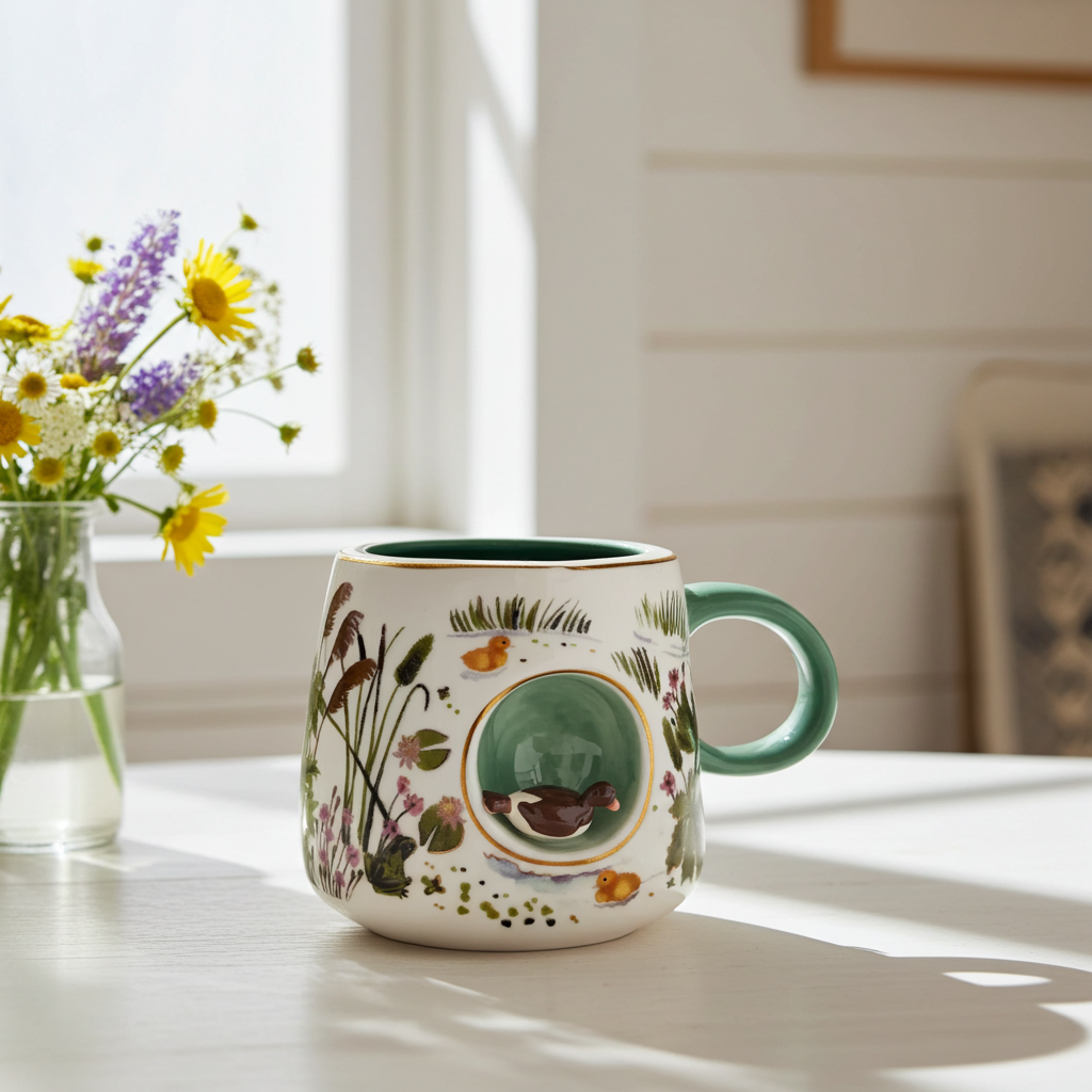 House of Disaster Secret Garden Duck Mug