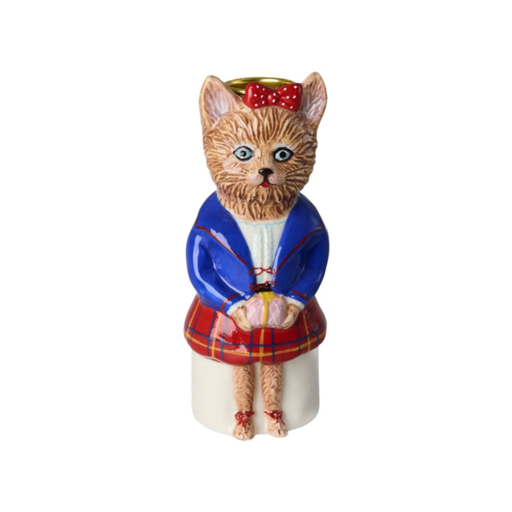 Kleurrijke kandelaar set Hond & Kat – Rice by Rice