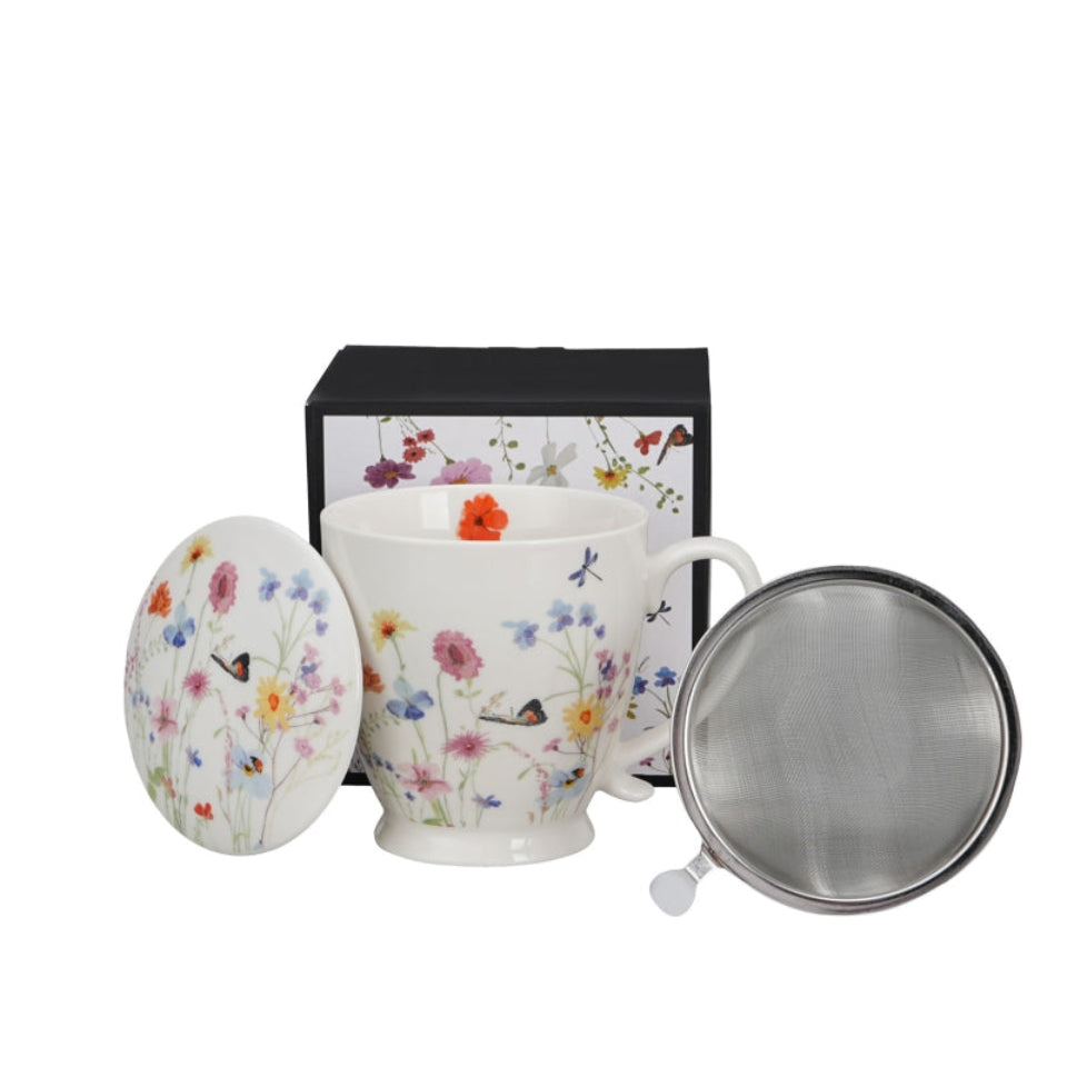 Duo Gifts theeset met bloemen - 480ml