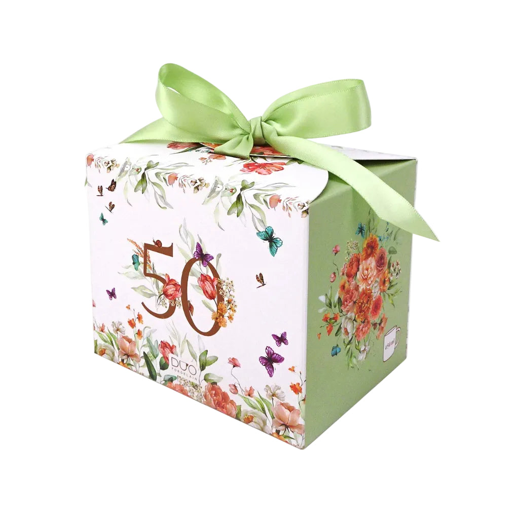 Duo Gifts Mok 50 Jaar Porseleinen Mok - 400 ml