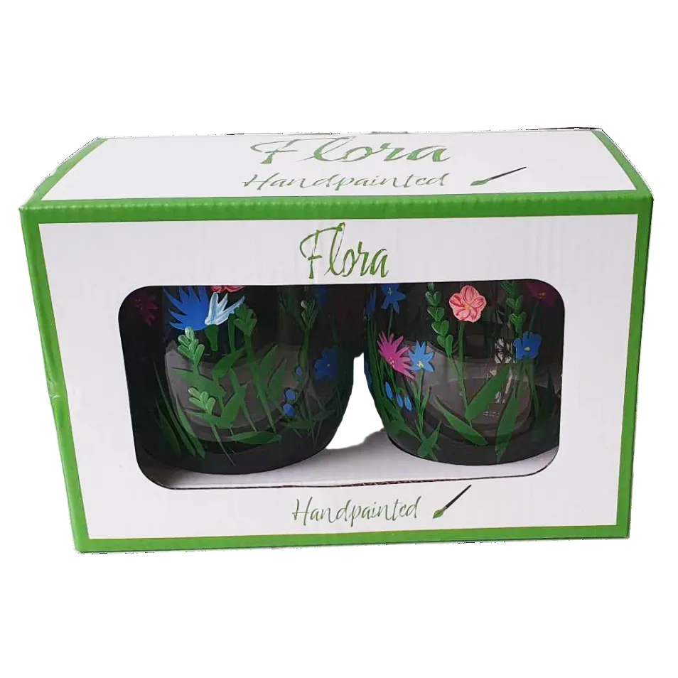 LIvellara Milano Flowerfield Tumber Glas set van 2 - 450ml