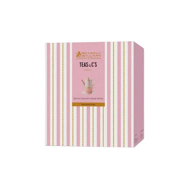 Tea for one set Pink Maxwell & Williams Regency