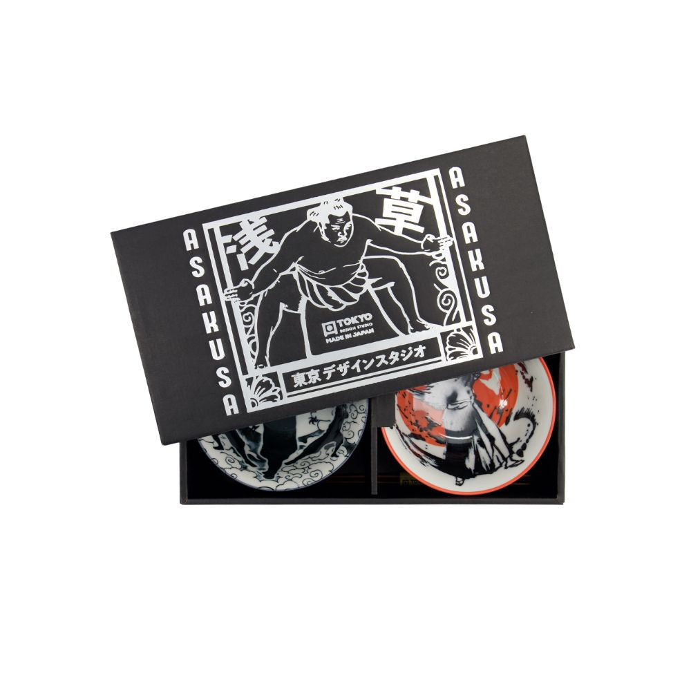 Asakusa Tayo Kommen Set Ninja – Set van 2 | Tokyo Design Studio in cadeaudoos