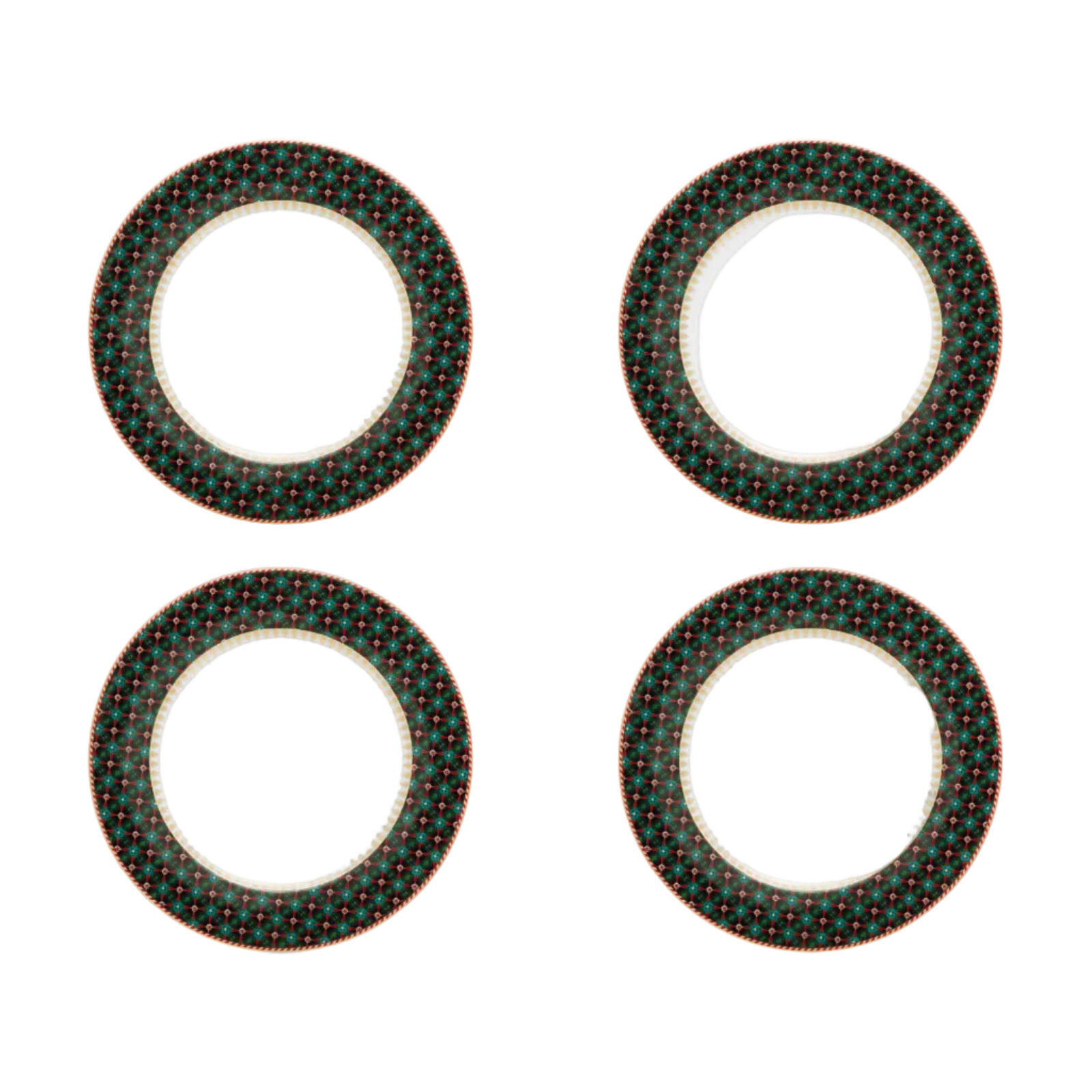 pip studio berry blues ontbijtborden set van vier diameter 23cm porselein