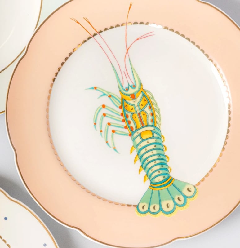 Yvonne Ellen Gebaksborden Under the Sea set van 4 - ⌀16cm