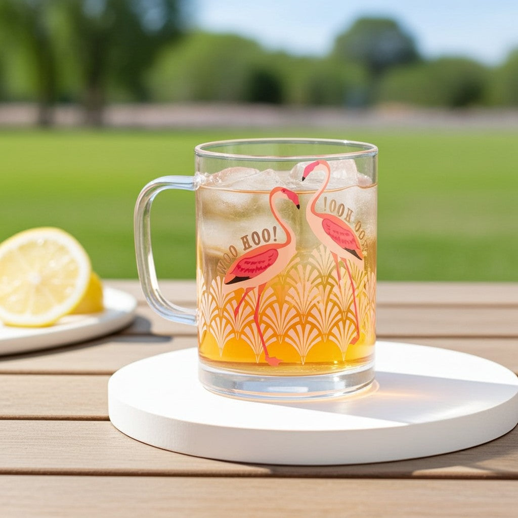 theeglas ook voor koude dranken. borosilciaat glas Yvonne Ellen London
