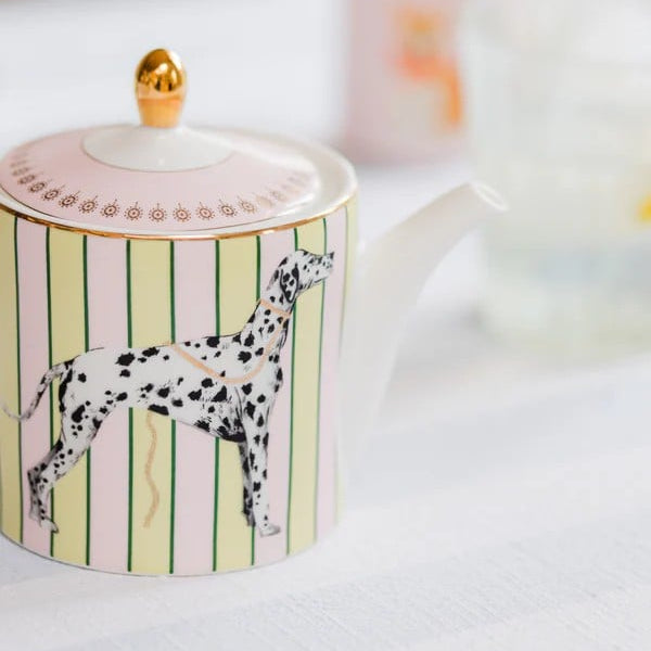 Detail theepot Yvonne Ellen London doggie