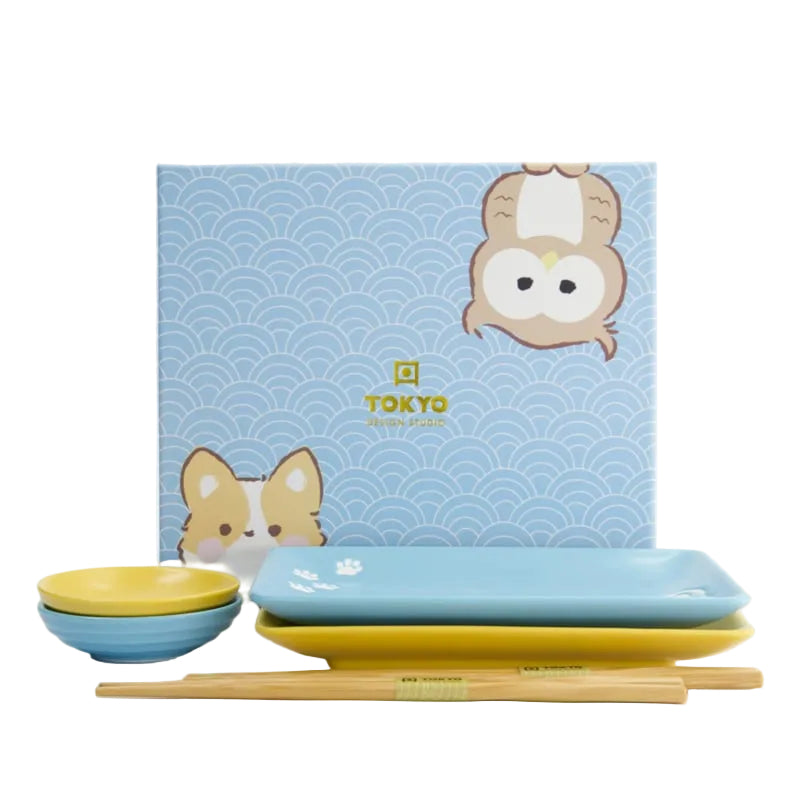 Tokyo Design Kawaii Sushiset Uil en Hond