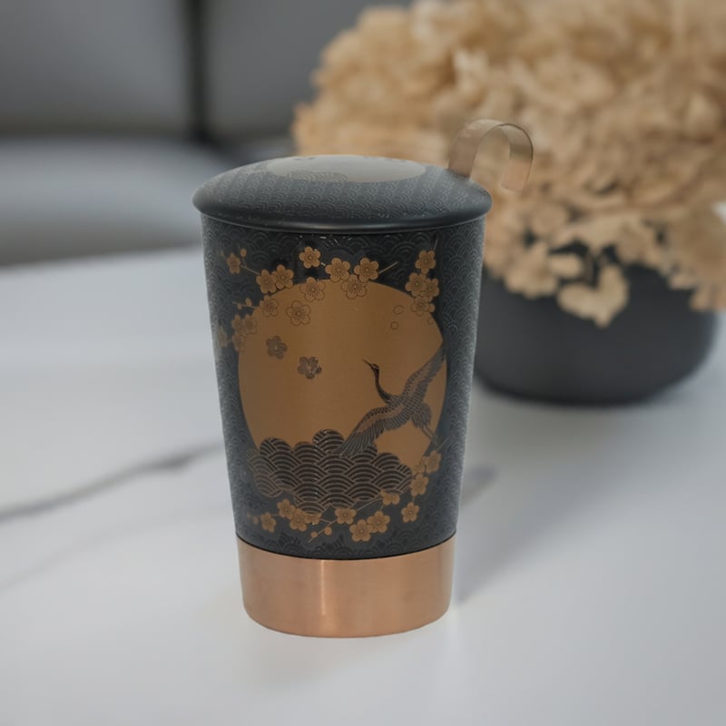 Eigenart TeaEve Komorebi Zwart - Theebeker 350ml