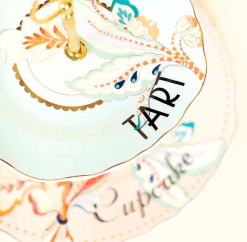 Yvonne Ellen London Floral - Etagère - 2 Layers