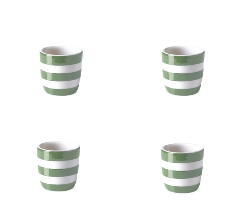Cornishware Willow Green Eierdoppen Set van Vier
