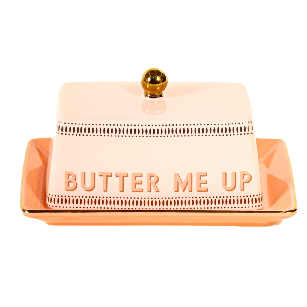 Yvonne Ellen London Butter Dish Pink – Playful porcelain for your table