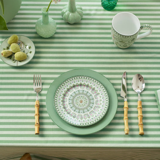 Pip Studio Lily & Lotus Gebaksbordje licht groen 17 cm