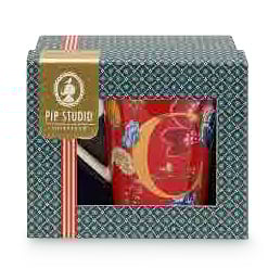 Pip studio alfabet mok - O - Rood