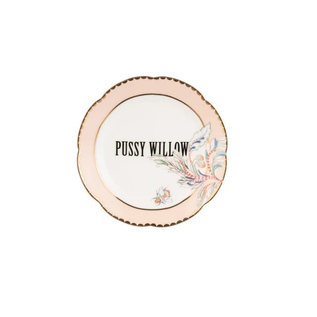Yvonne Ellen Floral gebaksborden set – 4 porseleinen borden Ø16