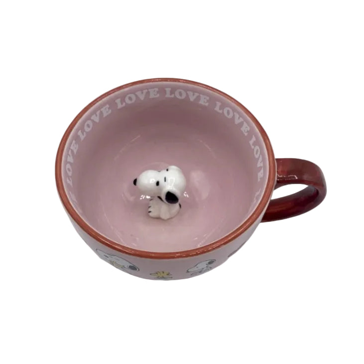Roze Snoopy Mok – 300ml | Peanuts House of Disaster | Cornelia Servies