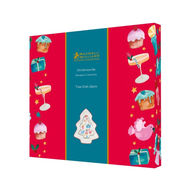 Maxwell en Williams Kerstschaaltje Kerstboom cadeau - 13x16cm