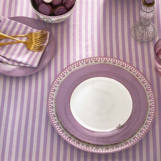 Pip Studio Lily & Lotus dinner plate Lila - ⌀26.5cm
